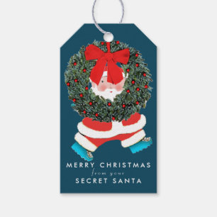Étiquettes-cadeau Balises cadeaux Secret Père Noël
