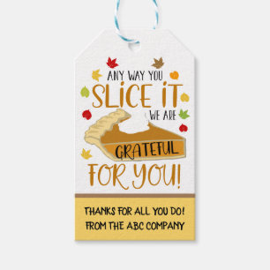 Étiquettes-cadeau Balises Cadeaux Thanksgiving