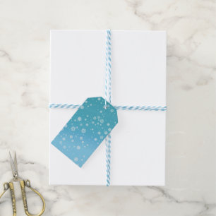 Étiquettes-cadeau Balises cadeaux Turquoises en métal personnalisées