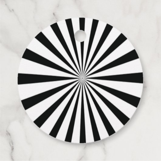 Étiquettes Cadeau Balises Cercle Favoriser (Dos)