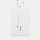 Étiquettes-cadeau Balises d'anniversaire d'architecture (Dos)