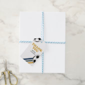 Étiquettes-cadeau Balises d'anniversaire Retro Soccer (Avec de laficelle)