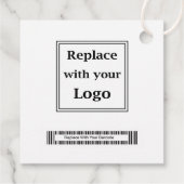 Étiquettes Cadeau Balises de blocage du logo et du code-barres (Dos)