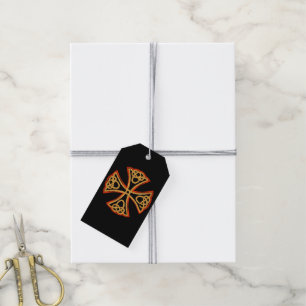 Étiquettes-cadeau Balises de cadeaux croisés celtes