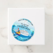 Étiquettes Cadeau Balises de canard de croisière (En situation)