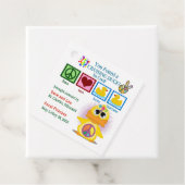 Étiquettes Cadeau Balises de canard de croisière (En situation)