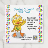 Étiquettes Cadeau Balises de canard de croisière (Dos)