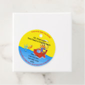 Étiquettes Cadeau Balises de canard de croisière (En situation)