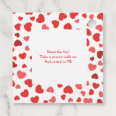 Étiquettes Cadeau Balises de canard de croisière Valentines (Dos)