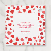 Étiquettes Cadeau Balises de canard de croisière Valentines (Dos)