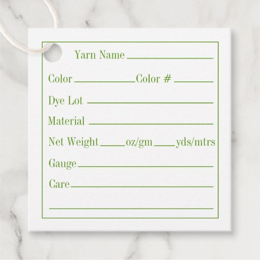 Étiquettes Cadeau Balises de Carré de 2" GREEN CELTIC KNOT (Devant)