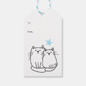 Étiquettes-cadeau Balises de chat (Devant)