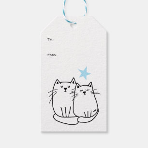 Étiquettes-cadeau Balises de chat
