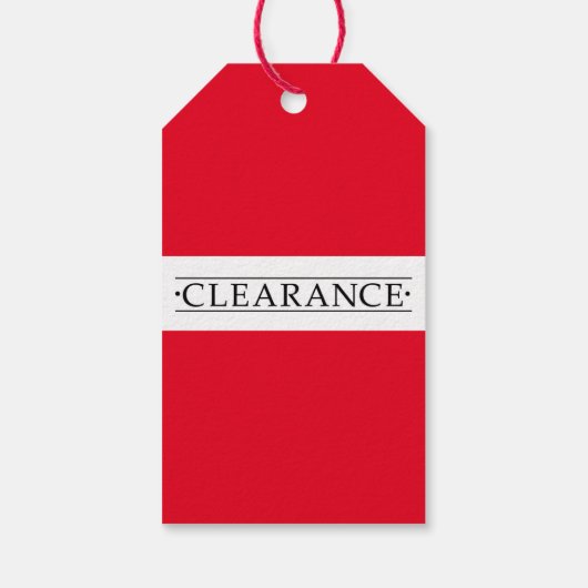 Étiquettes-cadeau Balises de compensation (Dos)