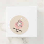 Étiquettes Cadeau Balises de faveur de gâteau sucré (En situation)