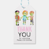 Étiquettes-cadeau Balises de faveur du parti d'Halloween (Devant)