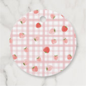 Étiquettes Cadeau Balises de fête d'anniversaire de Berry personnali (Dos)