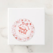 Étiquettes Cadeau Balises de fête d'anniversaire de Berry personnali (En situation)