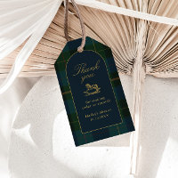 Balises de Merci plat vert foncé classique