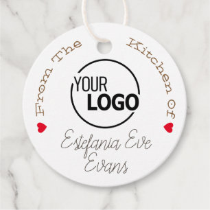 Étiquettes Cadeau Balises de Modèle de signature du logo du livre bl
