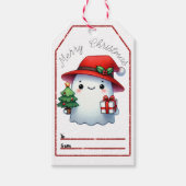 Étiquettes-cadeau Balises de Noël de fantômes ! (Devant)