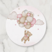 Étiquettes Cadeau Balises de préférence Baby shower d'attente rapide (Dos)