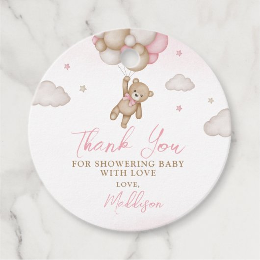 Étiquettes Cadeau Balises de préférence Baby shower d'attente rapide (Devant)