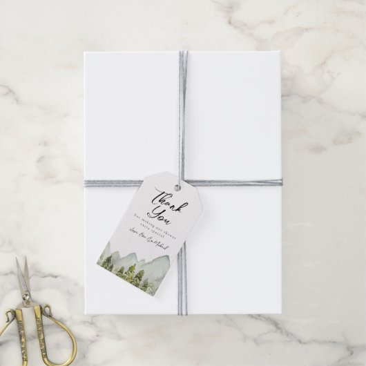 Étiquettes-cadeau Balises de préférence Baby shower d'aventure (Avec de la ficelle)