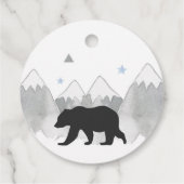 Étiquettes Cadeau Balises de préférence Baby shower d'aventure - Bal (Dos)