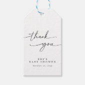 Étiquettes-cadeau Balises de préférence Baby shower personnalisables (Devant)