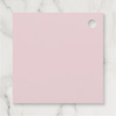 Étiquettes Cadeau Balises de préférence d'aquarelle bat mitzvah | Ro (Dos)