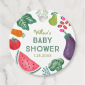 Étiquettes Cadeau Balises de préférence de Baby shower locales (Devant)