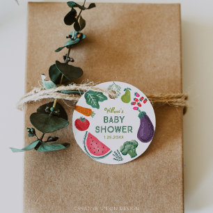 Étiquettes Cadeau Balises de préférence de Baby shower locales