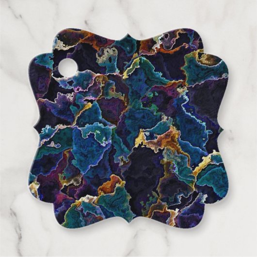 Étiquettes Cadeau Balises de préférence de la tranche d'huile (Devant)