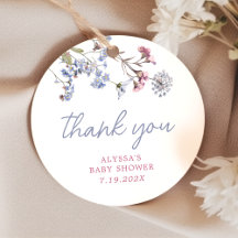 Balises de préférence du Baby shower de Fleur sauv