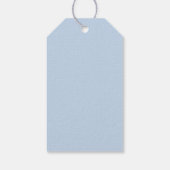 Étiquettes-cadeau Balises de préférence du mariage Gown (Bleu Pastel (Dos)