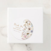 Étiquettes Cadeau Balises de préférence florales Boho (En situation)