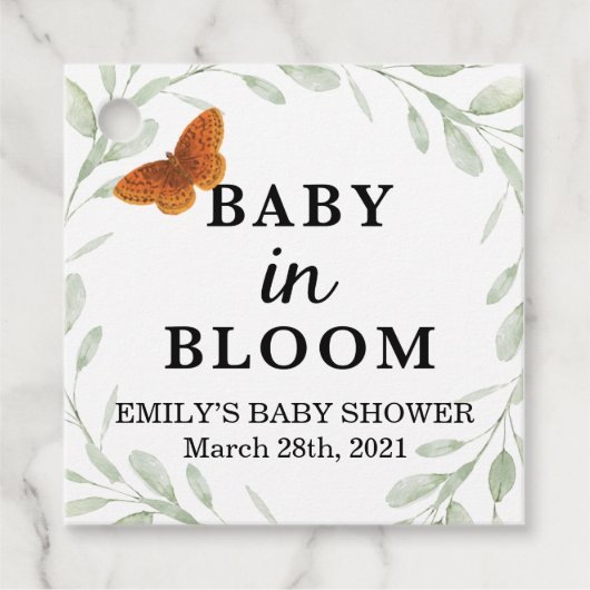 Étiquettes Cadeau Balises de préférence plante, Balises de préférenc (Devant)