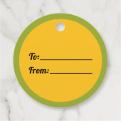 Étiquettes Cadeau Balises de préférence pour ananas amusant (Dos)