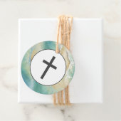 Étiquettes Cadeau Balises de préférence religieuse Simple Beach (En situation)