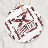 Étiquettes Cadeau Balises de préférence X-Country en cours d'exécuti (Dos)