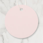 Étiquettes Cadeau Balises de première préférence en caoutchouc perso (Dos)