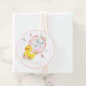 Étiquettes Cadeau Balises de première préférence en caoutchouc perso (En situation)