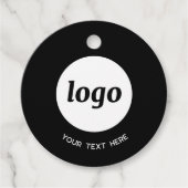 Étiquettes Cadeau Balises de prix d'entreprise simple et texte (Devant)