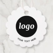 Étiquettes Cadeau Balises de prix d'entreprise simple et texte (Devant)