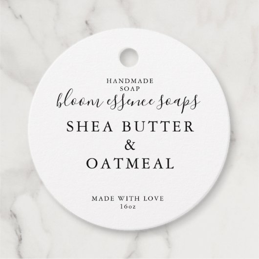 Étiquettes Cadeau Balises de savon (Devant)