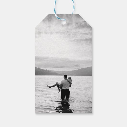 Étiquettes-cadeau Balises de sièges réservés personnalisables (Dos)