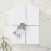 Étiquettes-cadeau Balises de suspension d'entreprise Merci (Avec de laficelle)