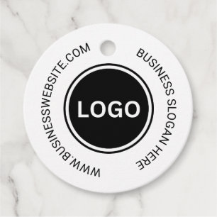 Étiquettes Cadeau Balises d'emballage de logo d'entreprise