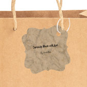 Étiquettes Cadeau Balises d'emballage du code Qr de l'entreprise en